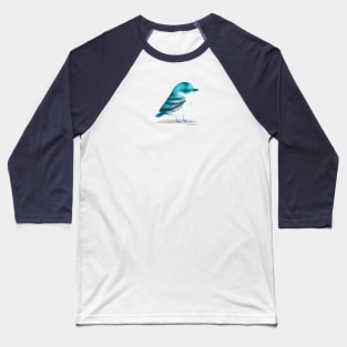 Cerulean Warbler Bird Baseball T-Shirt